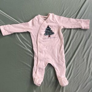Cozy White Footie One Piece